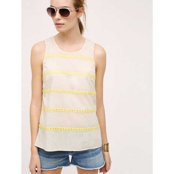Anthropologie Tops - Anthropologie  Les Cocotiers  Sunstripe  Tank